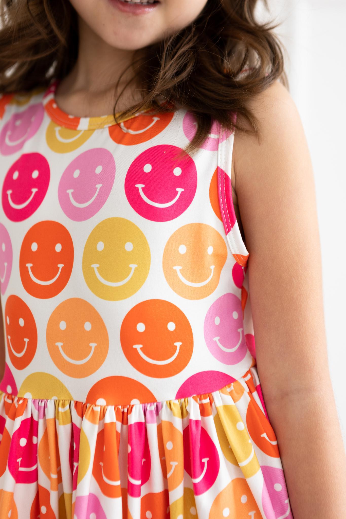 Don't Worry, Be Hippy Tank Twirl Dress-Mila & Rose ®