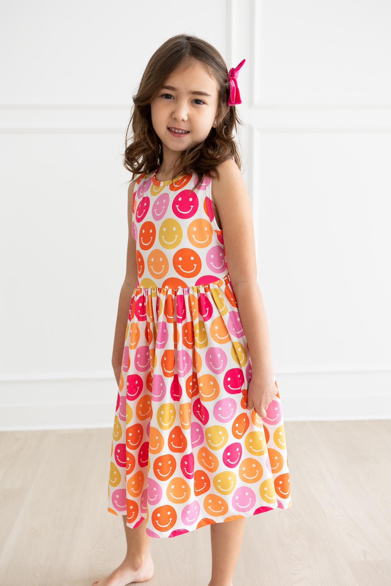 SALE Don't Worry, Be Hippy Tank Twirl Dress-Mila & Rose ®