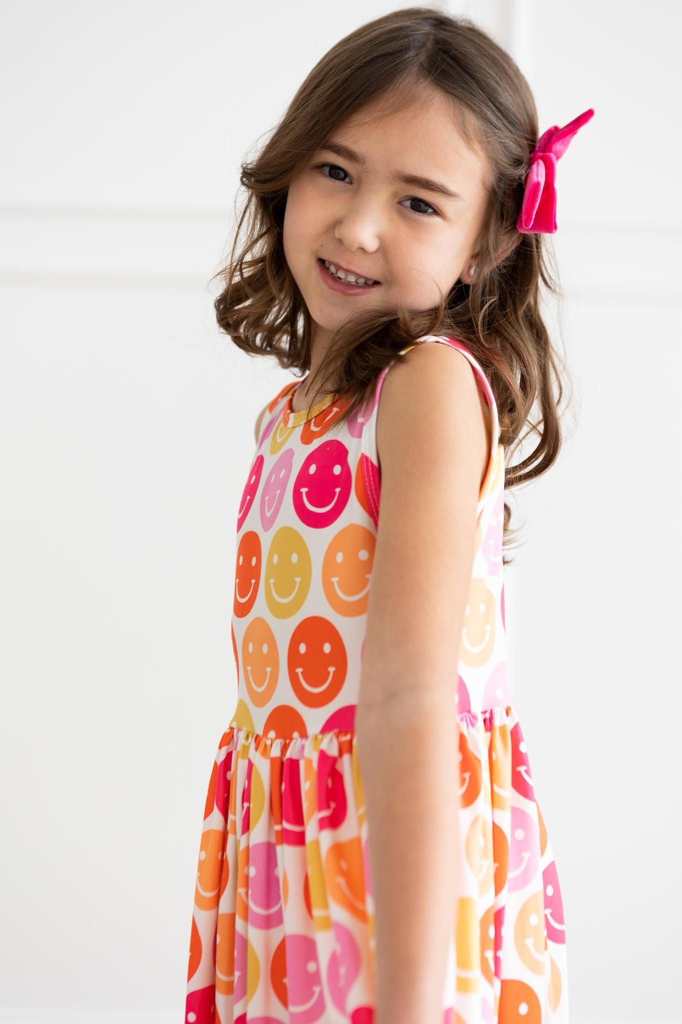 Don't Worry, Be Hippy Tank Twirl Dress-Mila & Rose ®
