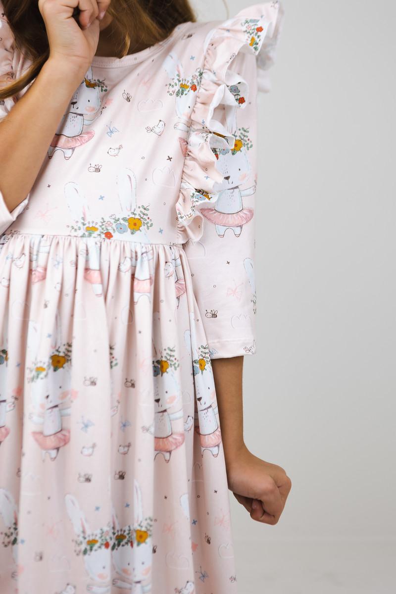 Don't Worry, Be Hoppy Ruffle Twirl Dress-Mila & Rose ®
