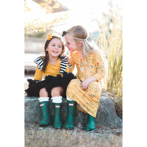 SALE Mustard Velvet Bow-Mila & Rose ®