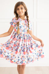Keep Growing S/S Pocket Twirl Dress-Mila & Rose ®