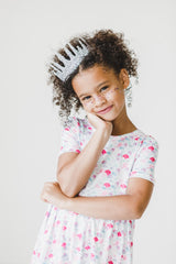 Mermaid Scales S/S Pocket Twirl Dress-Mila & Rose ®