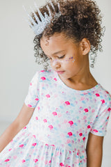 Mermaid Scales S/S Pocket Twirl Dress-Mila & Rose ®