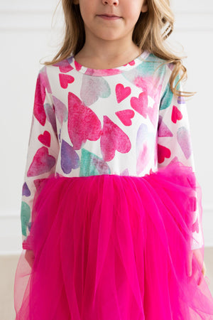 Light Hearted L/S Tutu Dress-Mila & Rose ®