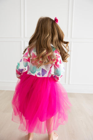Light Hearted L/S Tutu Dress-Mila & Rose ®
