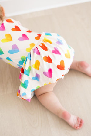 Lotta Love 3/4 Sleeve Twirl Bodysuit-Mila & Rose ®