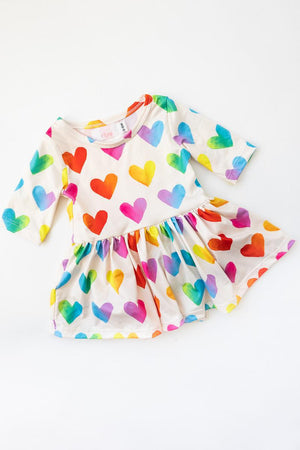 Lotta Love 3/4 Sleeve Twirl Bodysuit-Mila & Rose ®
