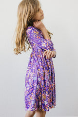 No Bad Days 3/4 Sleeve Pocket Twirl Dress-Mila & Rose ®