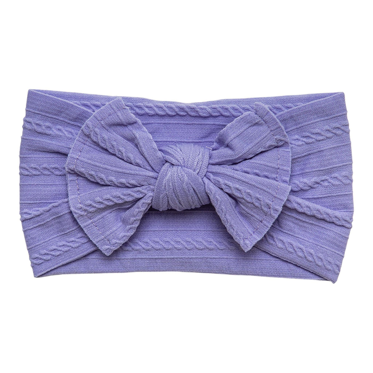 Orchid Cable Knit Nylon Headwrap-Mila & Rose ®