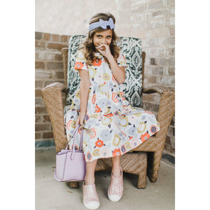 Orchid Nylon Bow Headwrap-Mila & Rose ®