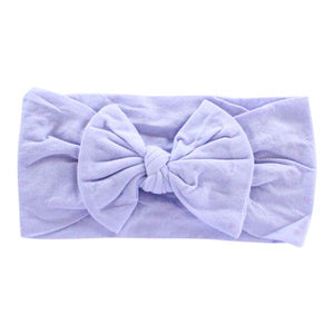 Orchid Nylon Bow Headwrap-Mila & Rose ®