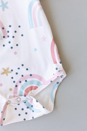 Over the Rainbow S/S Flutter Bodysuit-Mila & Rose ®