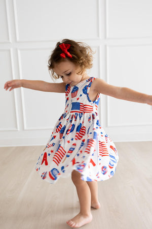 Party in the USA Tank Twirl Dress-Mila & Rose ®
