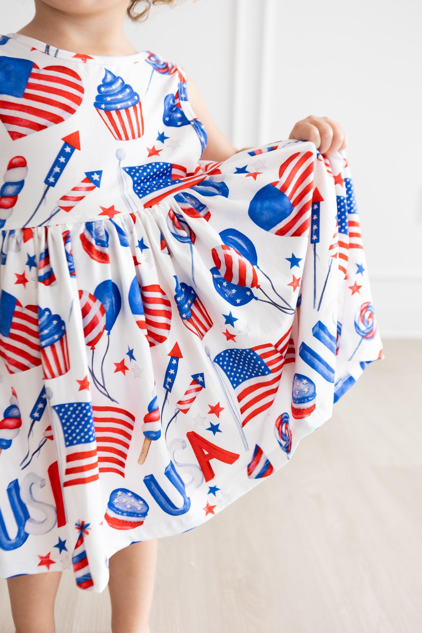 Party in the USA Tank Twirl Dress-Mila & Rose ®