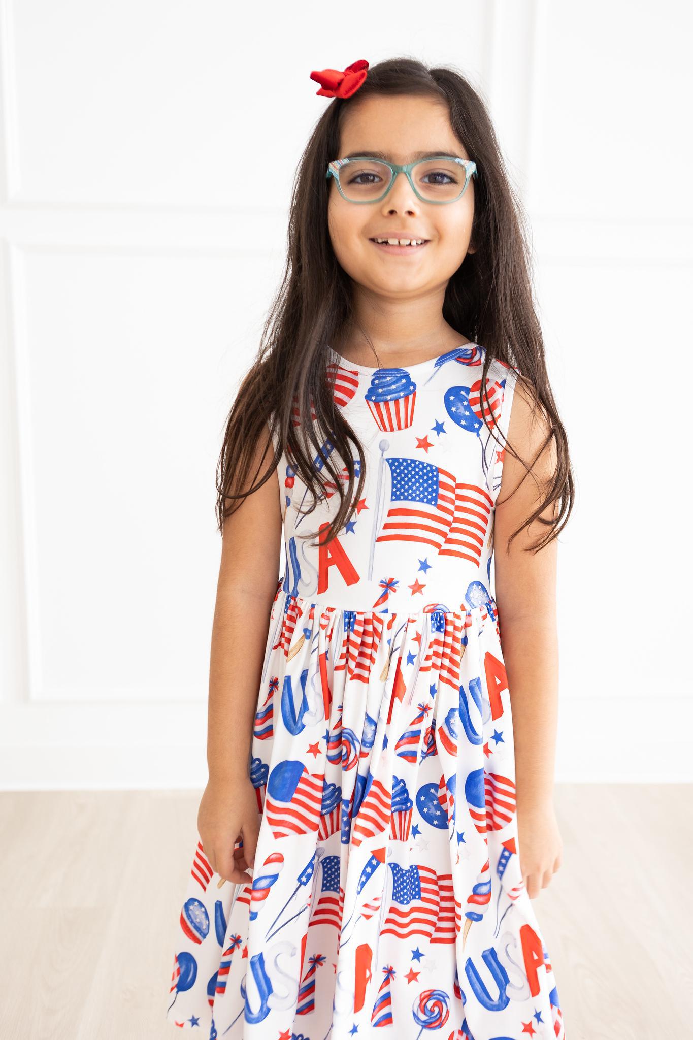 Party in the USA Tank Twirl Dress-Mila & Rose ®