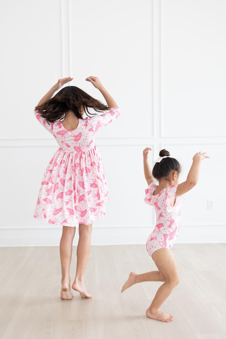 Pirouette S/S Flutter Sleeve Leotard-Mila & Rose ®