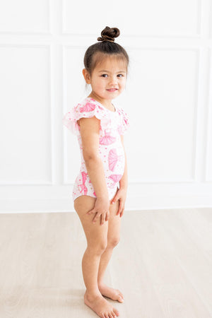 Pirouette S/S Flutter Sleeve Leotard-Mila & Rose ®