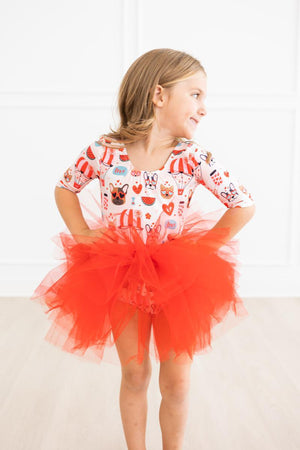 Puppy Love 3/4 Sleeve Tutu Leotard-Mila & Rose ®
