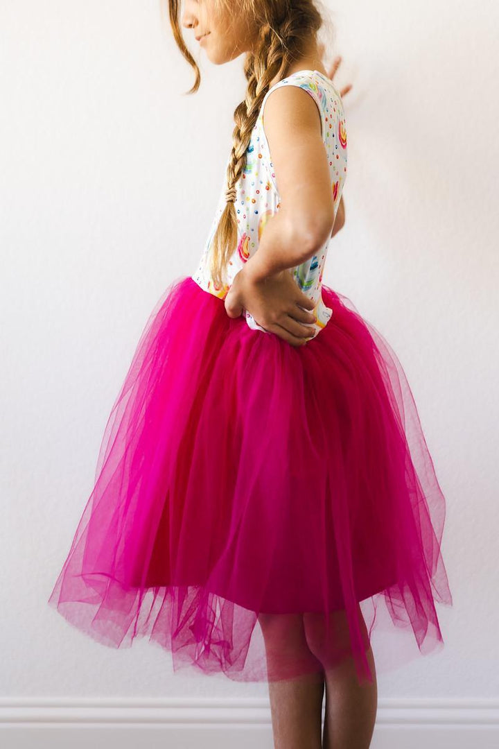 Rainbow Dot Tank Tutu Dress-Mila & Rose ®