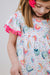 Rainbow Dot Pom Pom Dress-Mila & Rose ®