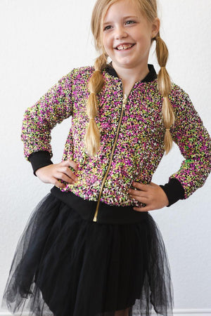 SALE Rainbow Sequin Jacket-Mila & Rose ®