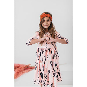 Rust Nylon Bow Headwrap-Mila & Rose ®