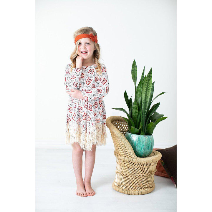Rust Nylon Bow Headwrap-Mila & Rose ®