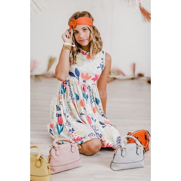 Rust Nylon Bow Headwrap-Mila & Rose ®