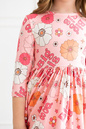 SALE Big Sis Floral Twirl Dress-Mila & Rose ®