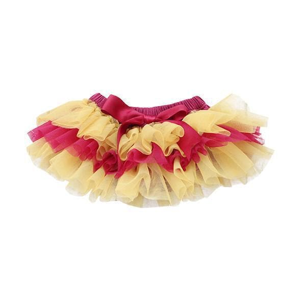 SALE Game Day Maroon and Gold Ruffle Tutu Bloomer-Mila & Rose ®