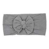 SALE Gray Nylon Bow Headwrap-Mila & Rose ®