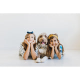 SALE Light Navy Velvet Bow-Mila & Rose ®