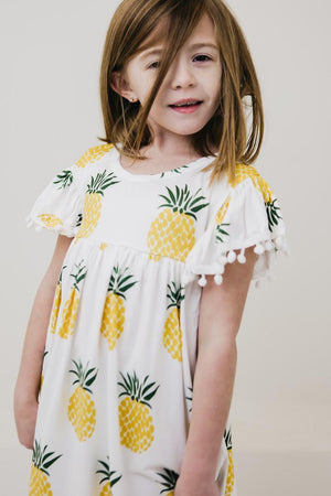 SALE Pineapple Pom Pom Dress-Mila & Rose ®