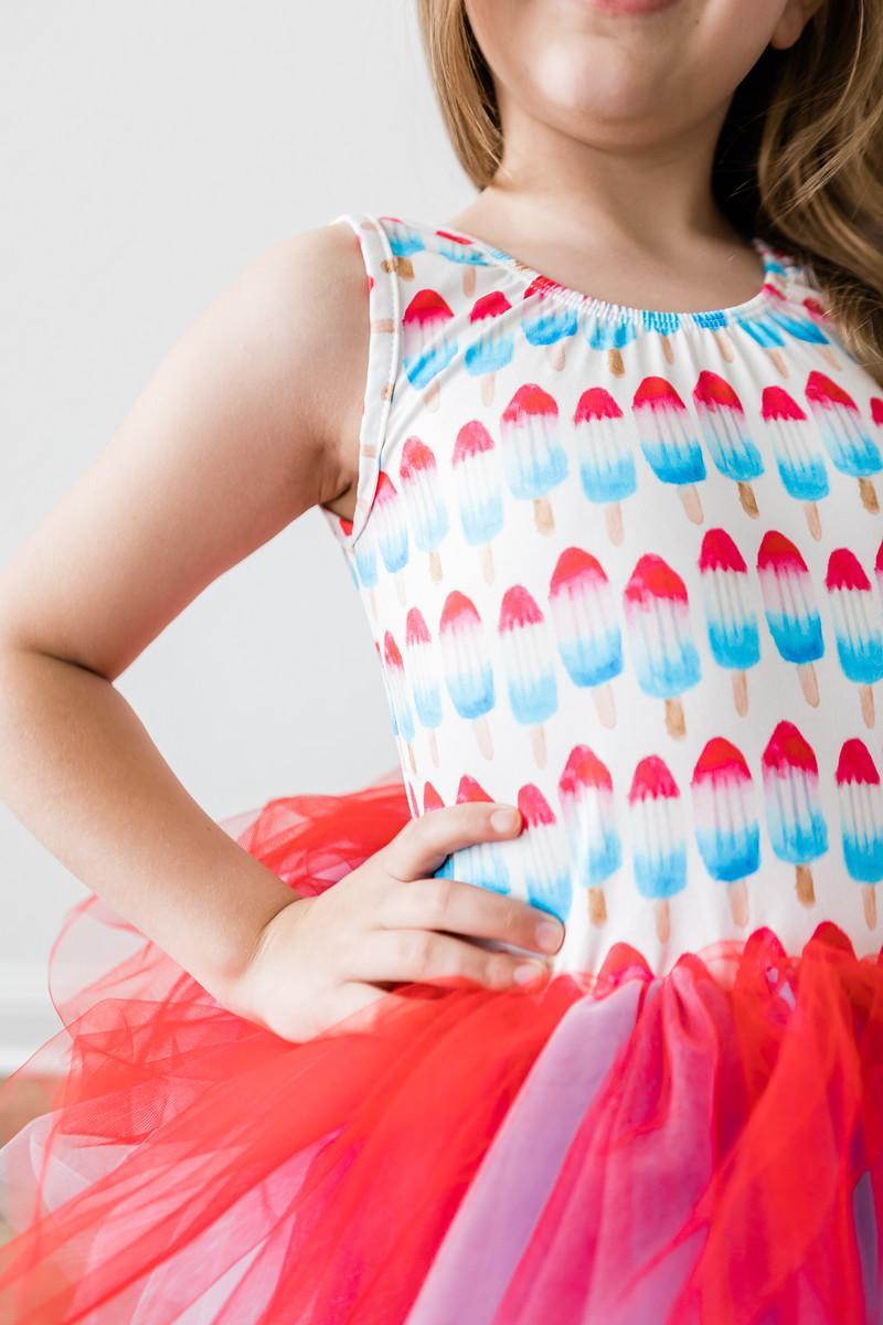 SALE Red, White & Cute Tank Tutu Leotard-Mila & Rose ®