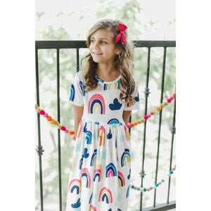 SALE Hot Pink Velvet Bow-Mila & Rose ®