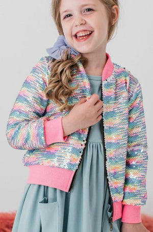 Sprinkles Flip Sequin Jacket-Mila & Rose ®