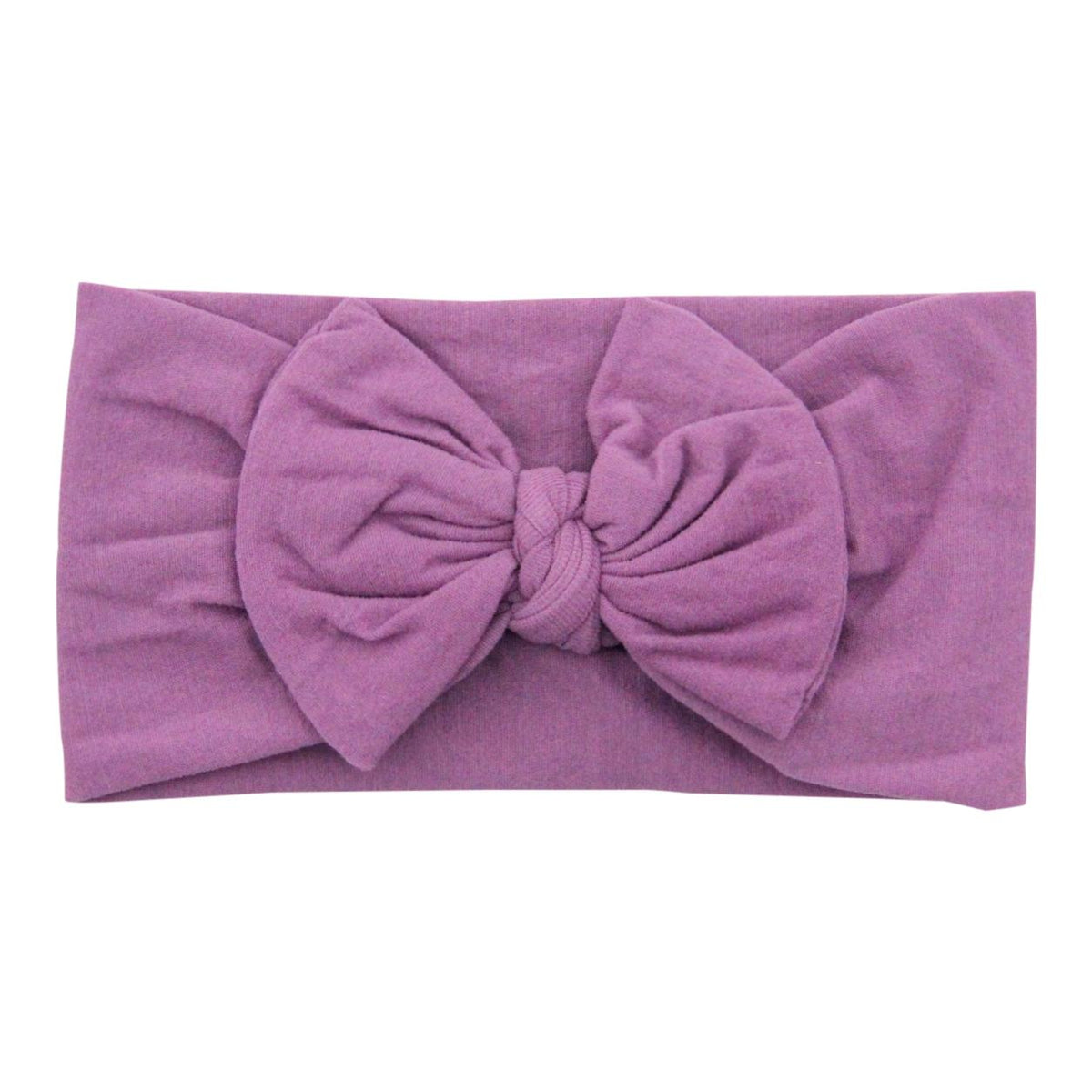Sugar Plum Nylon Bow Headwrap-Mila & Rose ®