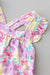 Summer Watercolor Ruffle Cross Back Romper-Mila & Rose ®