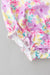 Summer Watercolor Ruffle Cross Back Romper-Mila & Rose ®