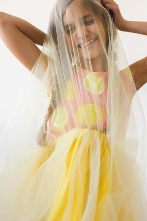 (V) Lemon Squeezy Tank Tutu Dress-Mila & Rose ®