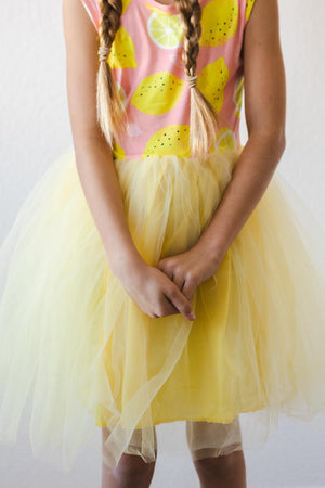 (V) Lemon Squeezy Tank Tutu Dress-Mila & Rose ®
