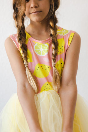 (V) Lemon Squeezy Tank Tutu Dress-Mila & Rose ®