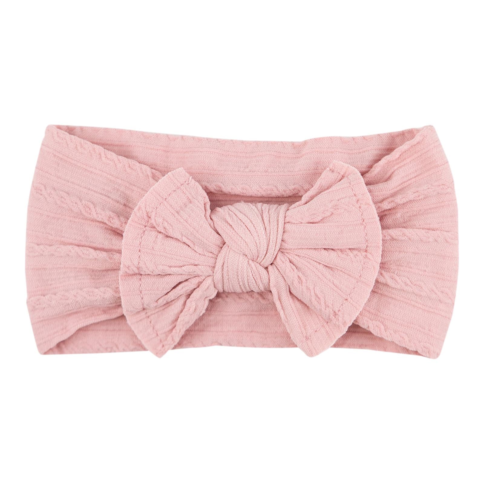 Vintage Pink Cable Knit Nylon Headwrap-Mila & Rose ®