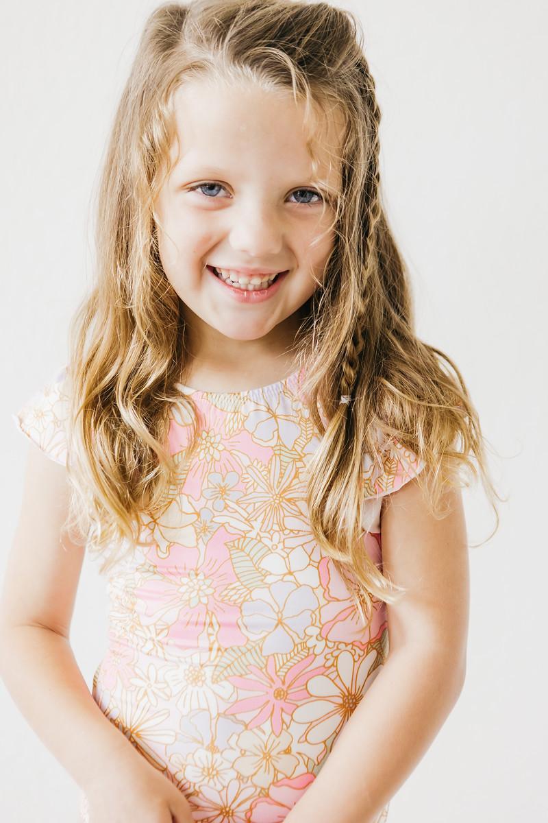 What's Up Buttercup S/S Flutter Sleeve Leotard-Mila & Rose ®