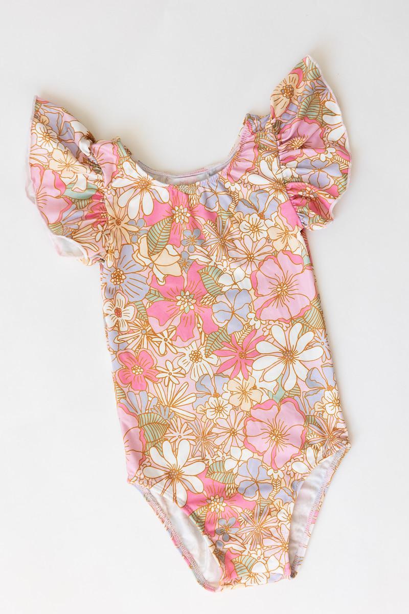 What's Up Buttercup S/S Flutter Sleeve Leotard-Mila & Rose ®