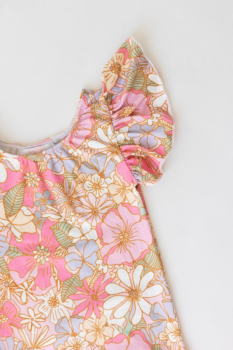 What's Up Buttercup S/S Flutter Sleeve Leotard-Mila & Rose ®