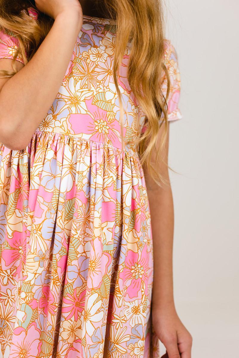 What's Up Buttercup S/S Pocket Twirl Dress-Mila & Rose ®