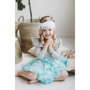 White Cable Knit Nylon Headwrap-Mila & Rose ®
