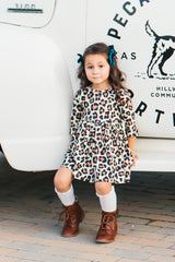 Wild One 3/4 Sleeve Pocket Twirl Dress-Mila & Rose ®